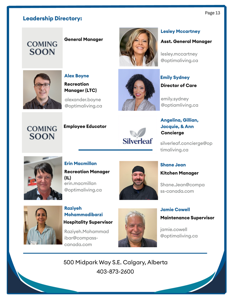 Silverleaf September 2026 Newsletter 13 page 13
